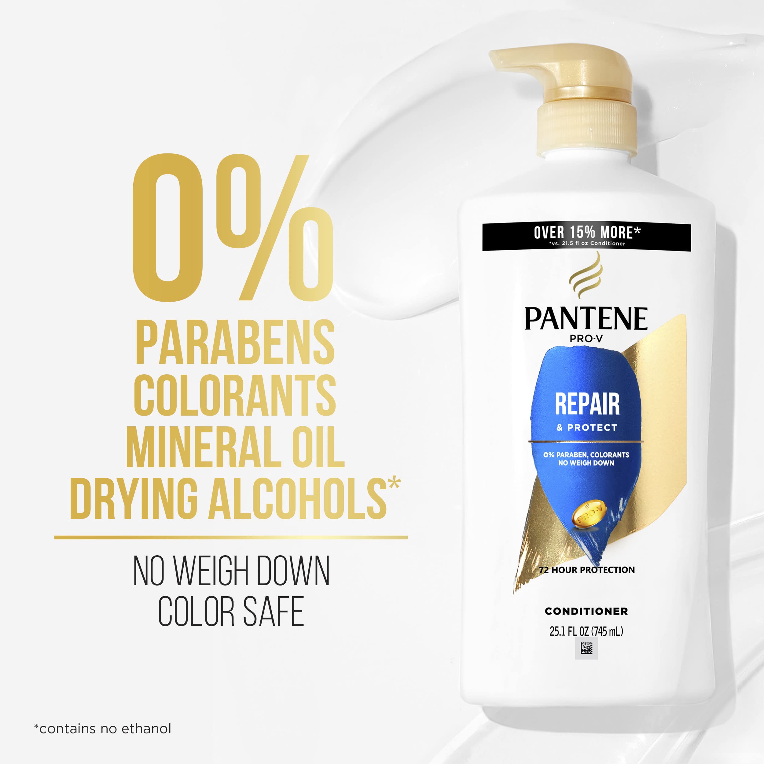 Pantene Conditioner Twin Pack packaging close-up emphasizing value and long-lasting moisture.