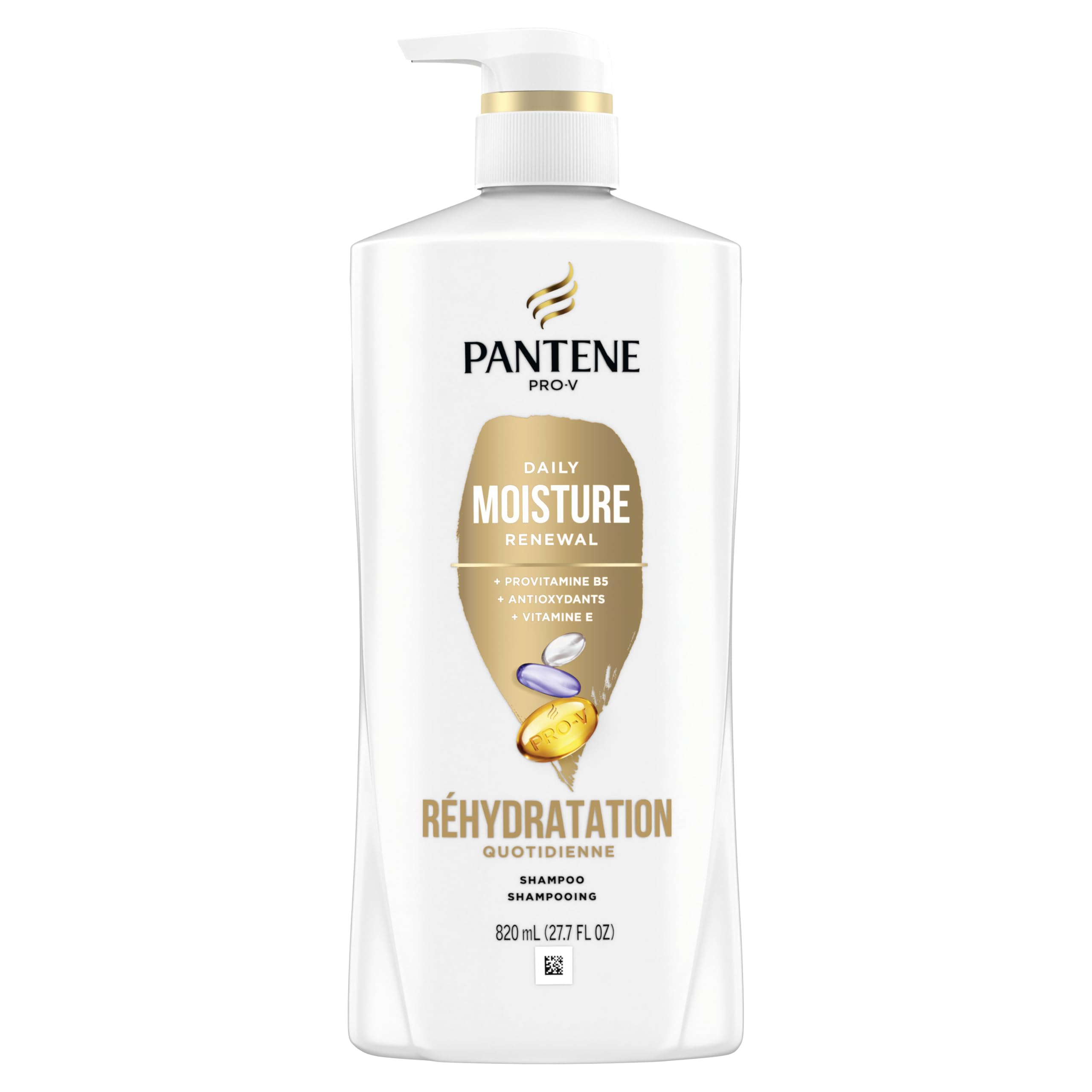 Pantene in-shower use image showing brand and effortless application benefit