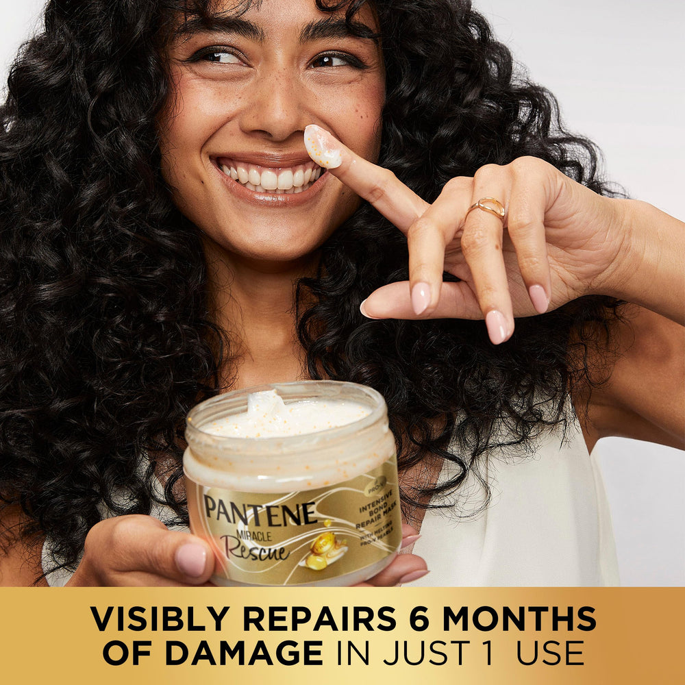 Pantene Miracle Rescue rinse step in the hair washing routine