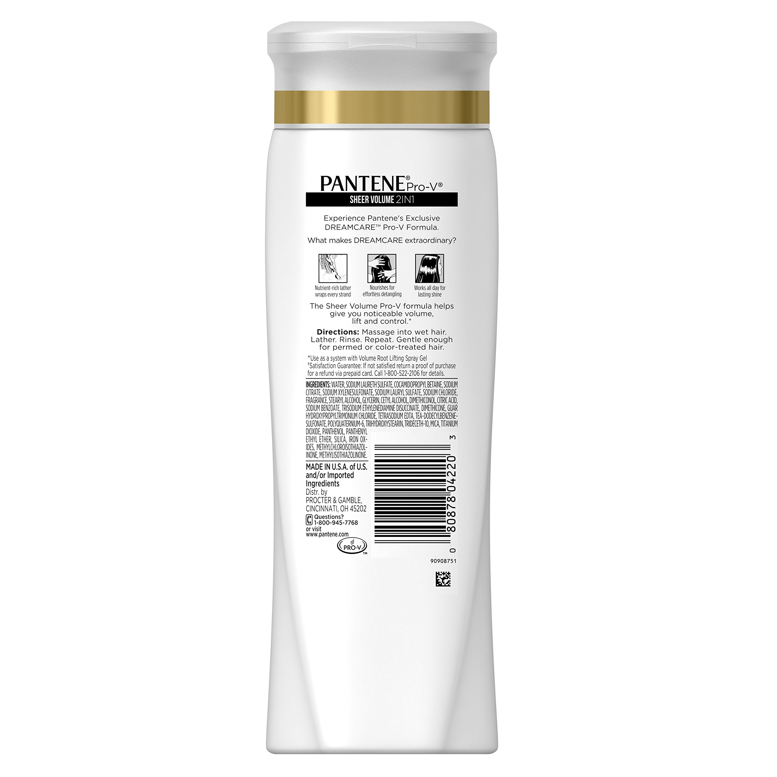 Pantene Pro-V 2-in-1 detangles for smooth, manageable hair.