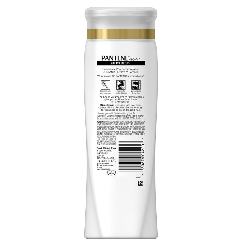 Pantene Pro-V 2-in-1 detangles for smooth, manageable hair.