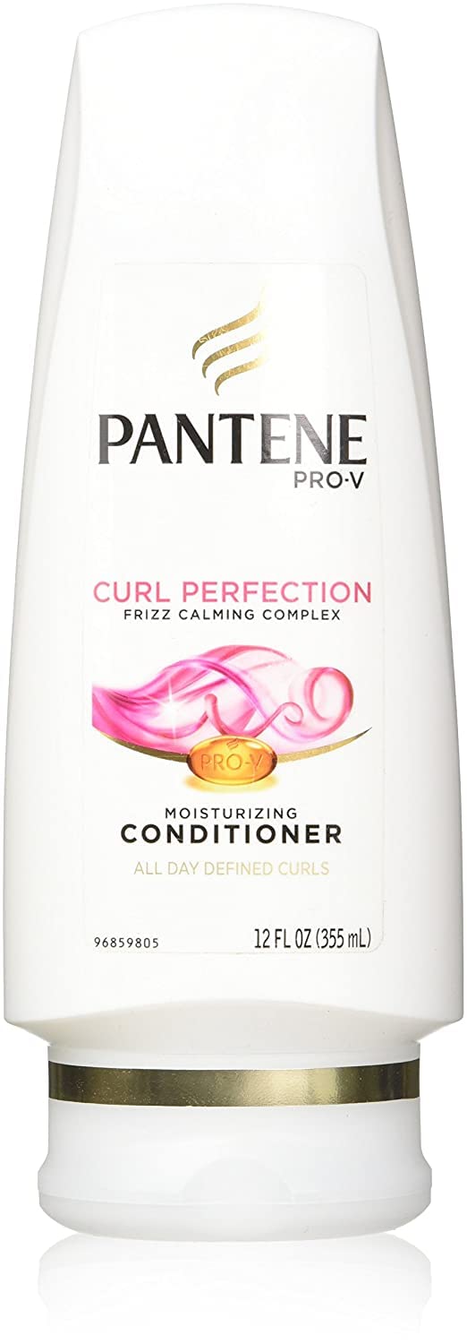 Pantene Pro-V Curl Perfection Moisturizing Conditioner pump and bottle style supports easy daily use