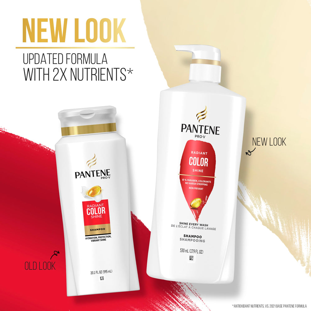 Pantene PRO-V Radiant Color Shine creamy berries scent enhances shower experience.