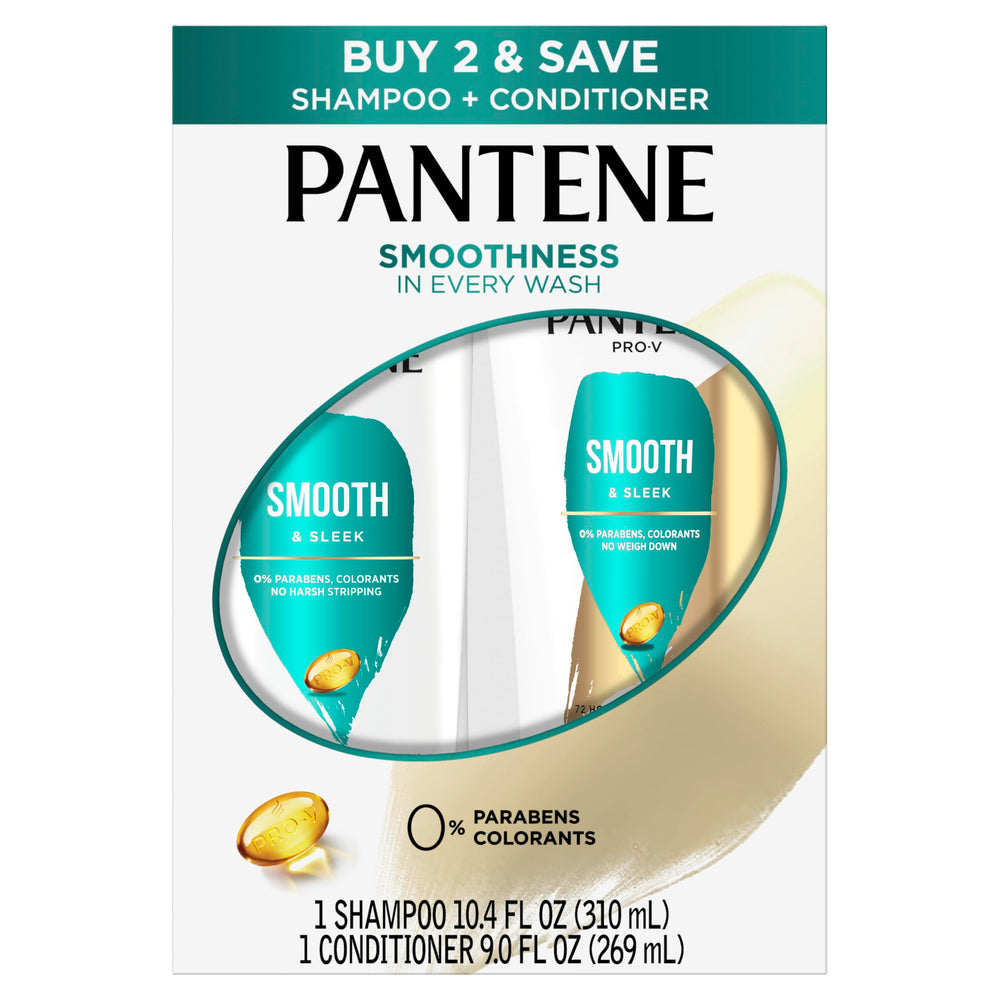 Pantene Pro-V Smooth hair after use shows smoother, manageable strands.