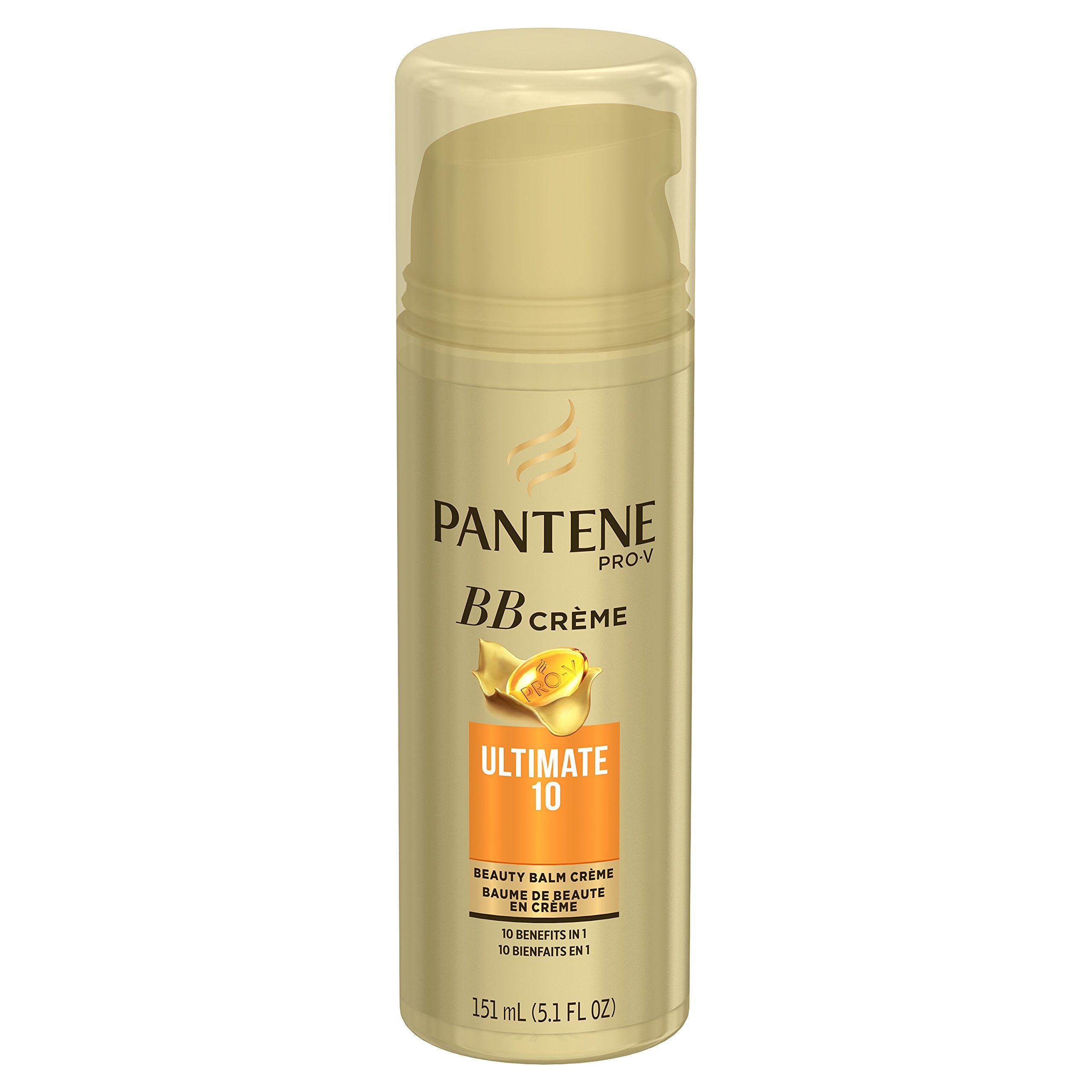 Pantene Pro-V Ultimate 10 Beauty Balm display packaging on shelf