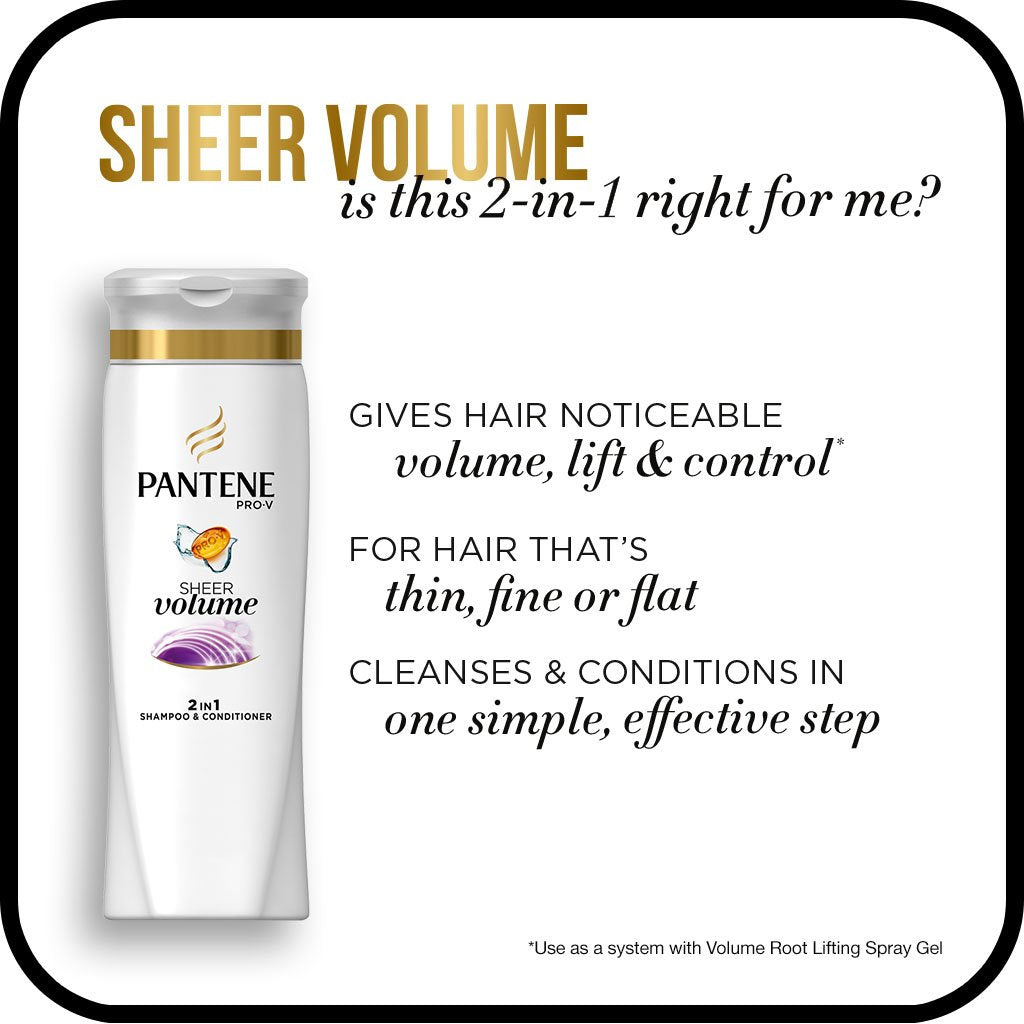 Pantene Pro-V Volume Body Boosting Mousse system adds lift.