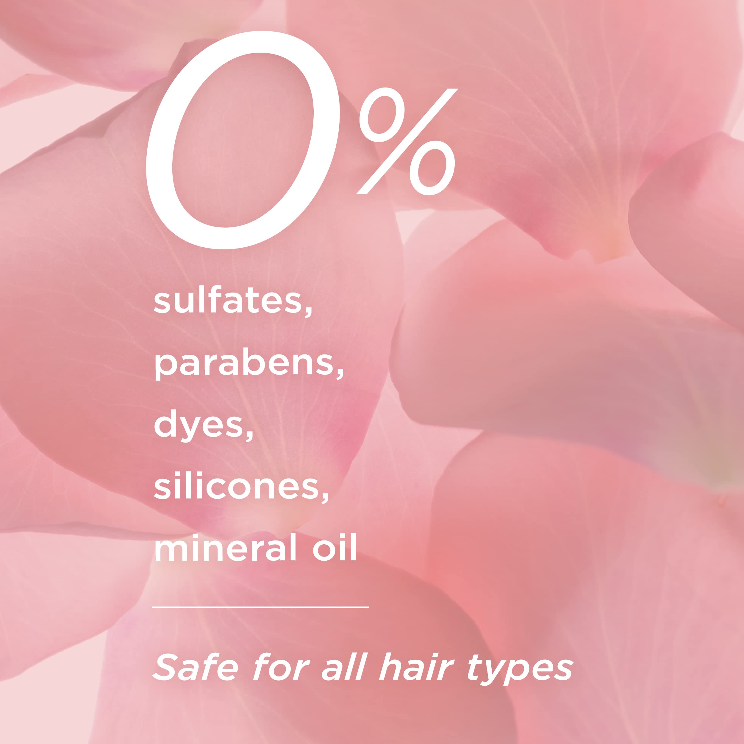 Pantene Rose Water Shampoo and Conditioner set on shelf for daily use