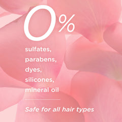 Pantene Rose Water Shampoo and Conditioner set on shelf for daily use