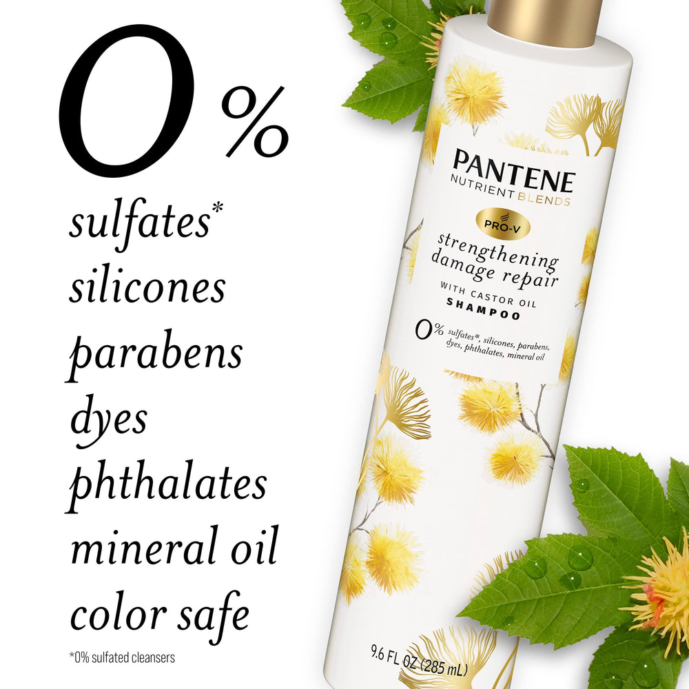 Pantene shampoo lather in shower illustrating thorough cleanse