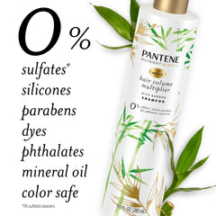 Pantene vitamin B5 shine-boost formula highlights glossy strands