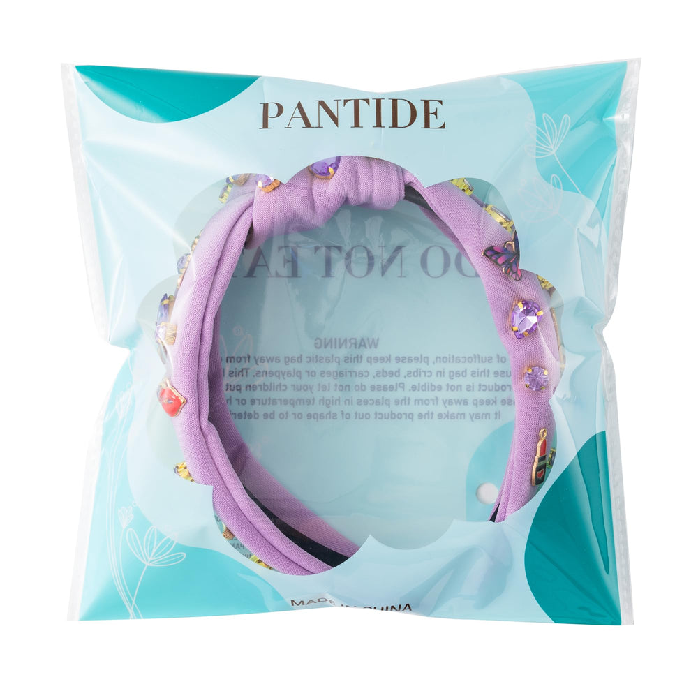 PANTIDE Music Jeweled Knotted Headband gift-ready packaging ideal for gifting.