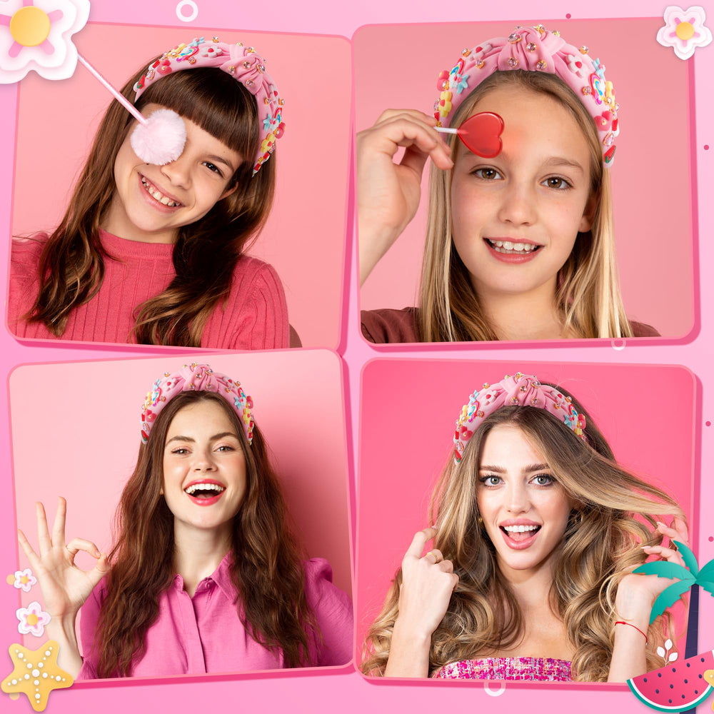 Pantide wedding-ready headband adds elegant sparkle for special occasions.