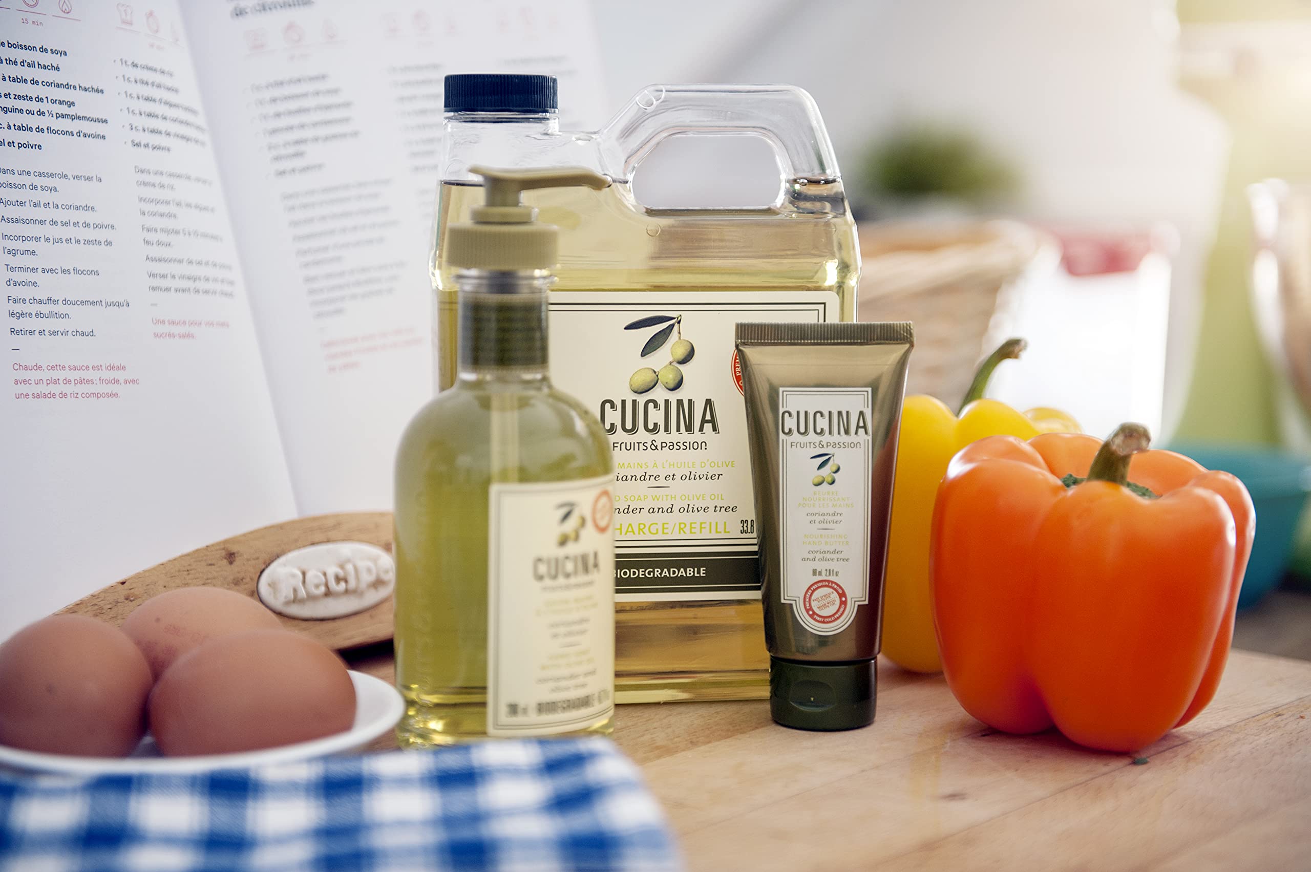 PANZERR Cucina coriander-olive-tree olive oil gleam highlights nourishing base