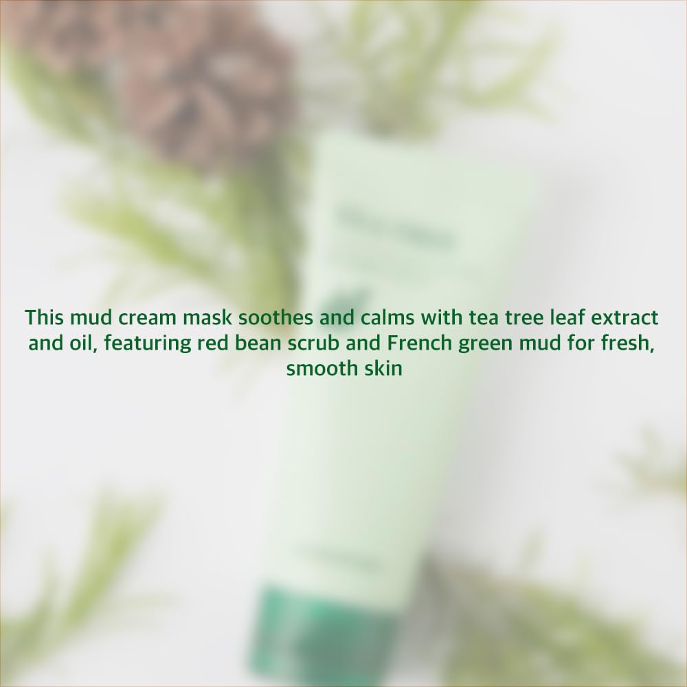 Creamy mud texture shown in a bowl highlights easy spread and rinse for sensitive skin.