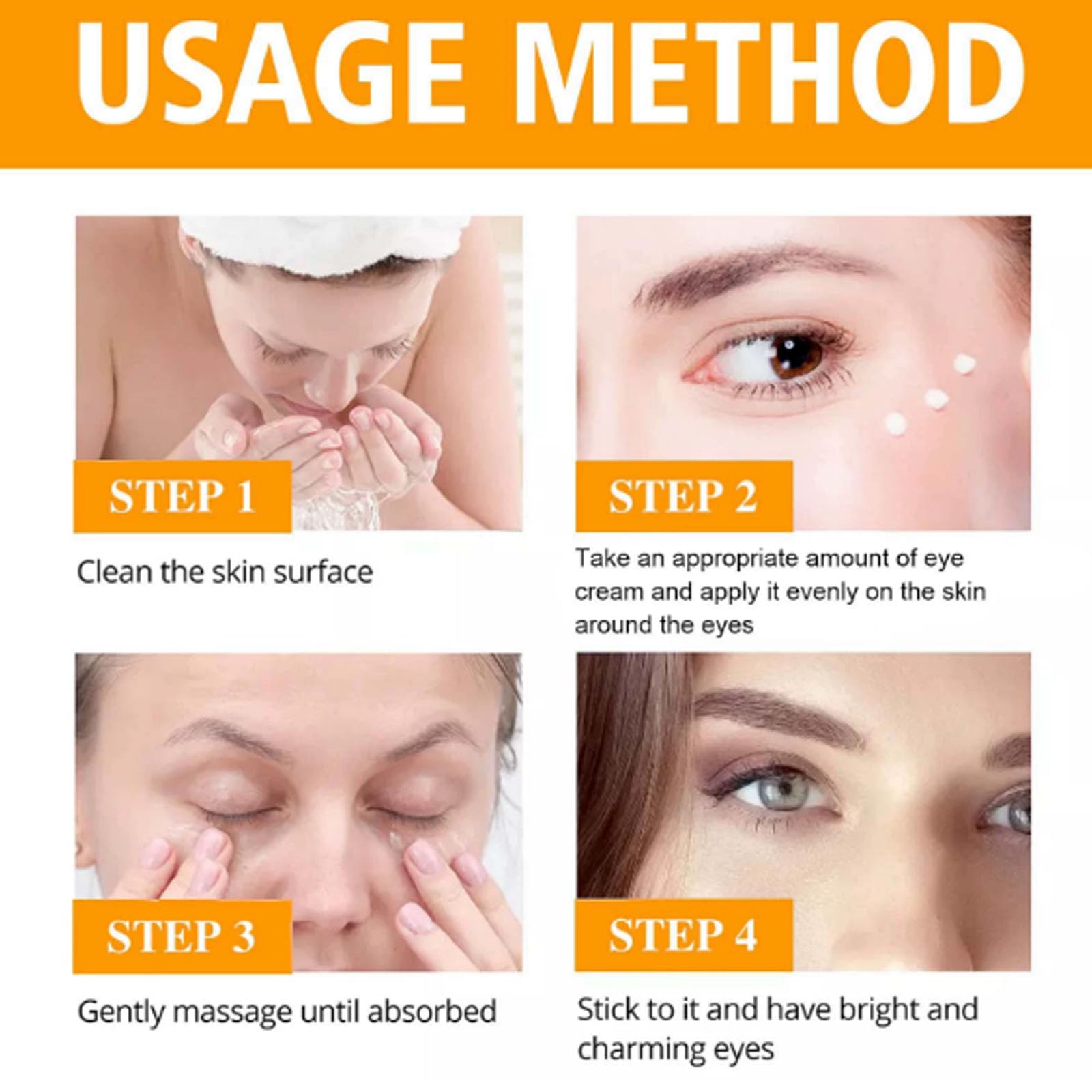 PAPA FEEL Eye Cream-fast-absorption demonstrates quick settling, leaving no greasy residue.