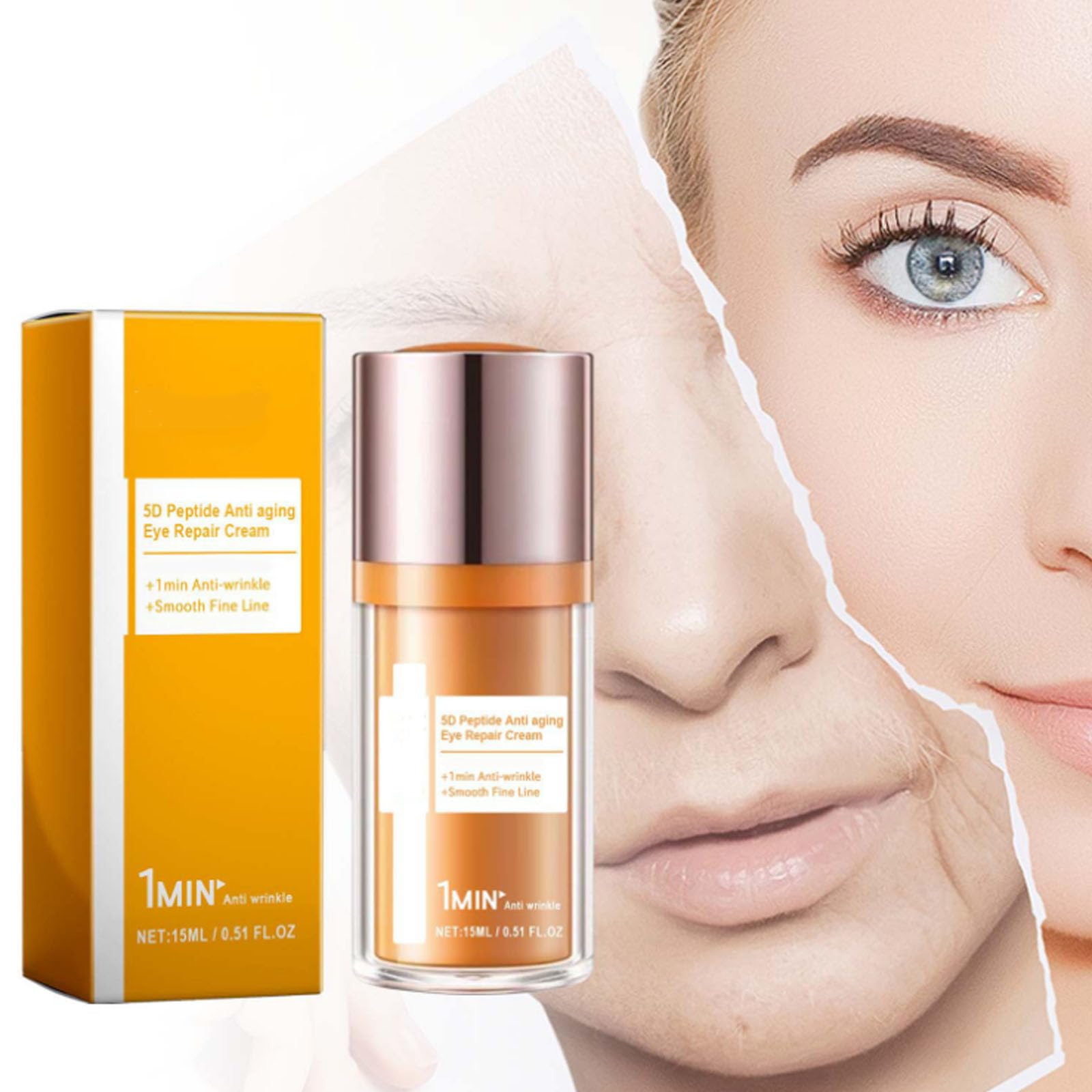 PAPA FEEL Eye Cream-under-eye-brightening showcases brighter under-eye area with gentle, non-irritating ingredients.