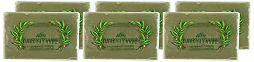 Papoutsanis Pure Greek Olive Oil Soap pack shot demonstrates authentic Greek soap heritage.