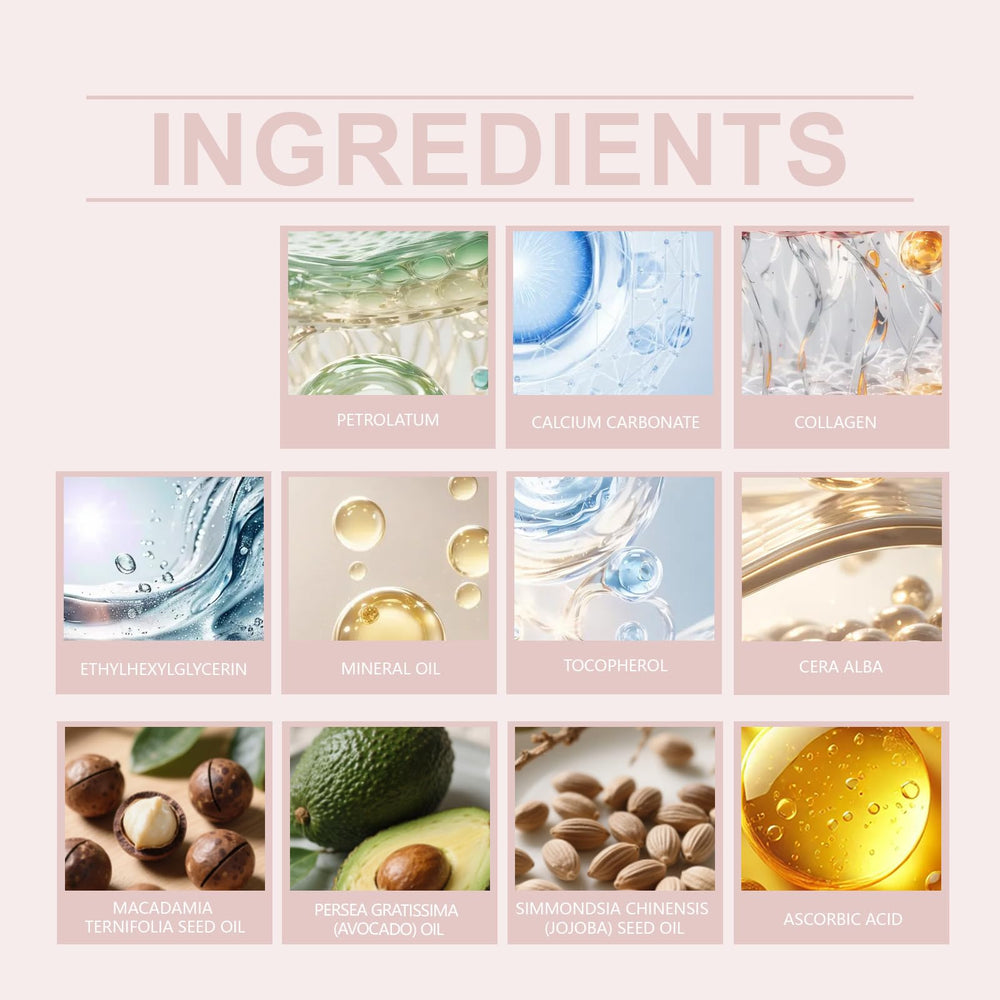 PAQIMAN Cemenrete balm ingredients label highlights collagen minerals and antioxidants