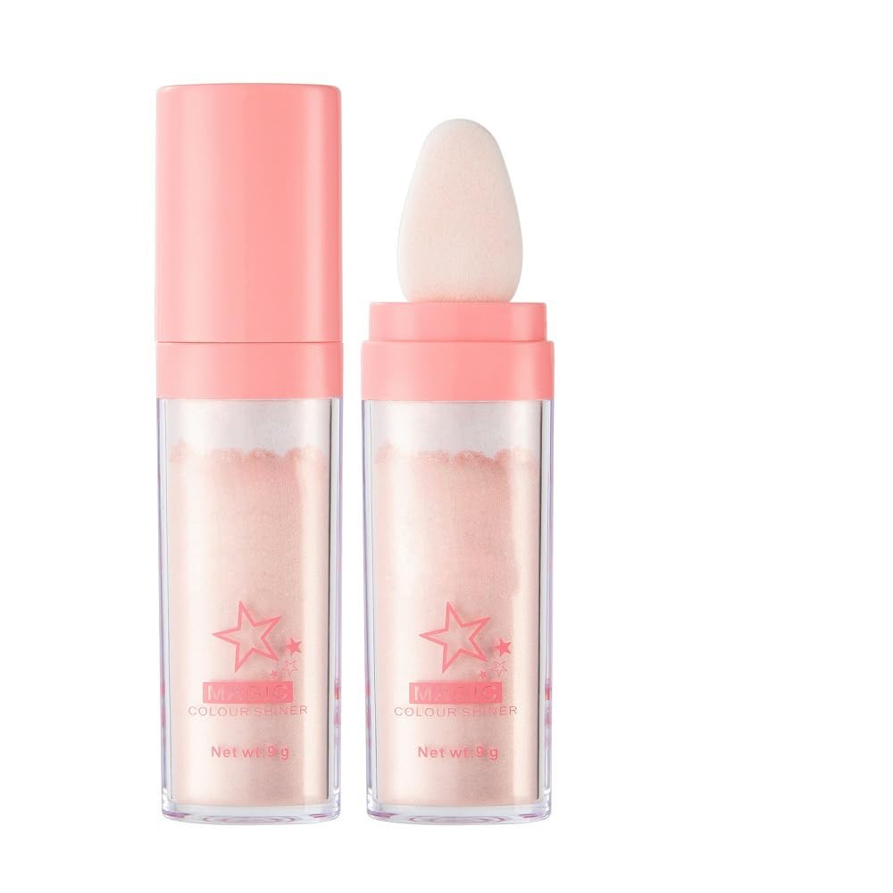 PAQIMAN Glitter Powder Highlighter face-01 provides a soft glow for everyday radiance.