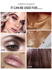 PAQIMAN Glitter Powder Highlighter leg-glow-03 delivers luminous leg makeup with lasting shine.