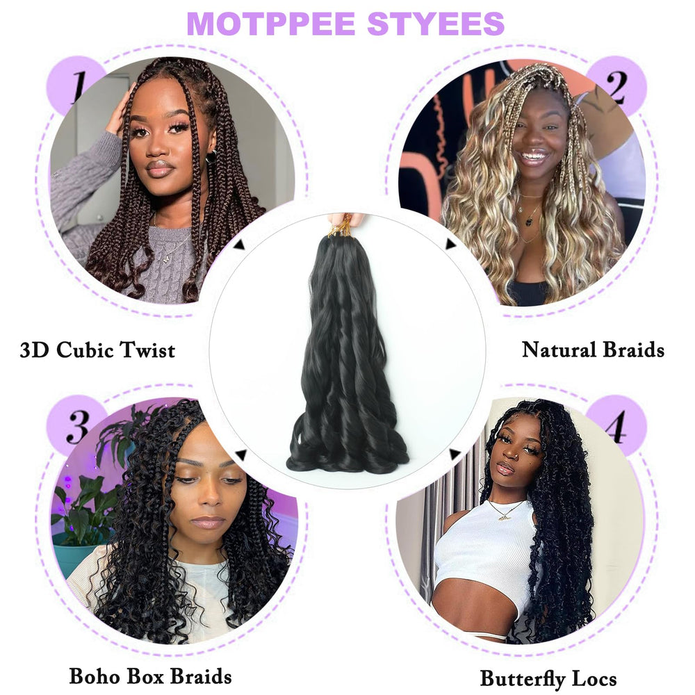 Paraglame braiding hair crochet-ready for protective styles
