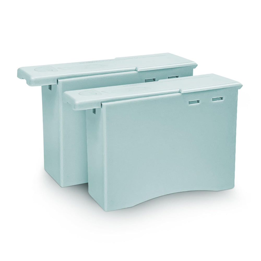 Paragon Mount Dermaplane Blade Remover Box 2-Pack front view for organized blade storage and disposal