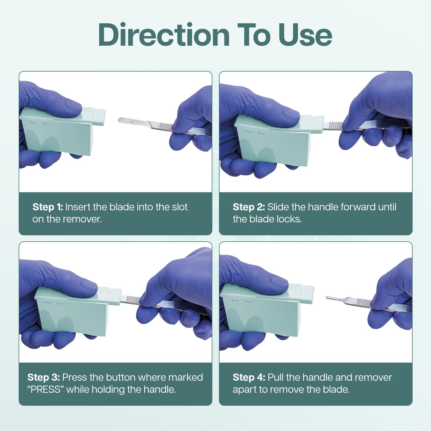 Paragon Mount Dermaplane Remover Box 2-Pack demonstrates compatibility with handles 3 4 and 7