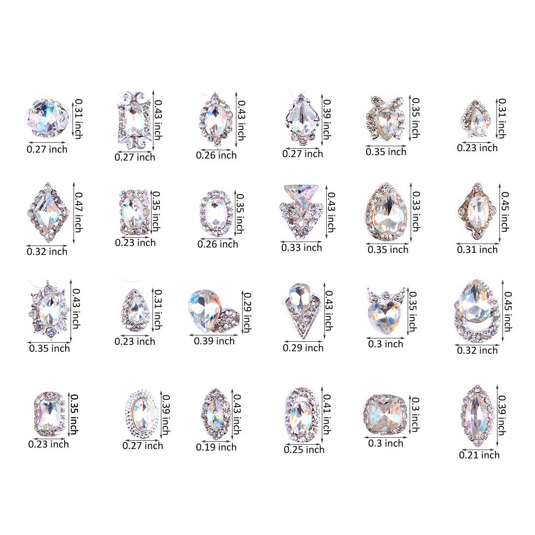 PARAOR nail-art rhinestones glass diamonds highlight outfits or crafts with sparkle.