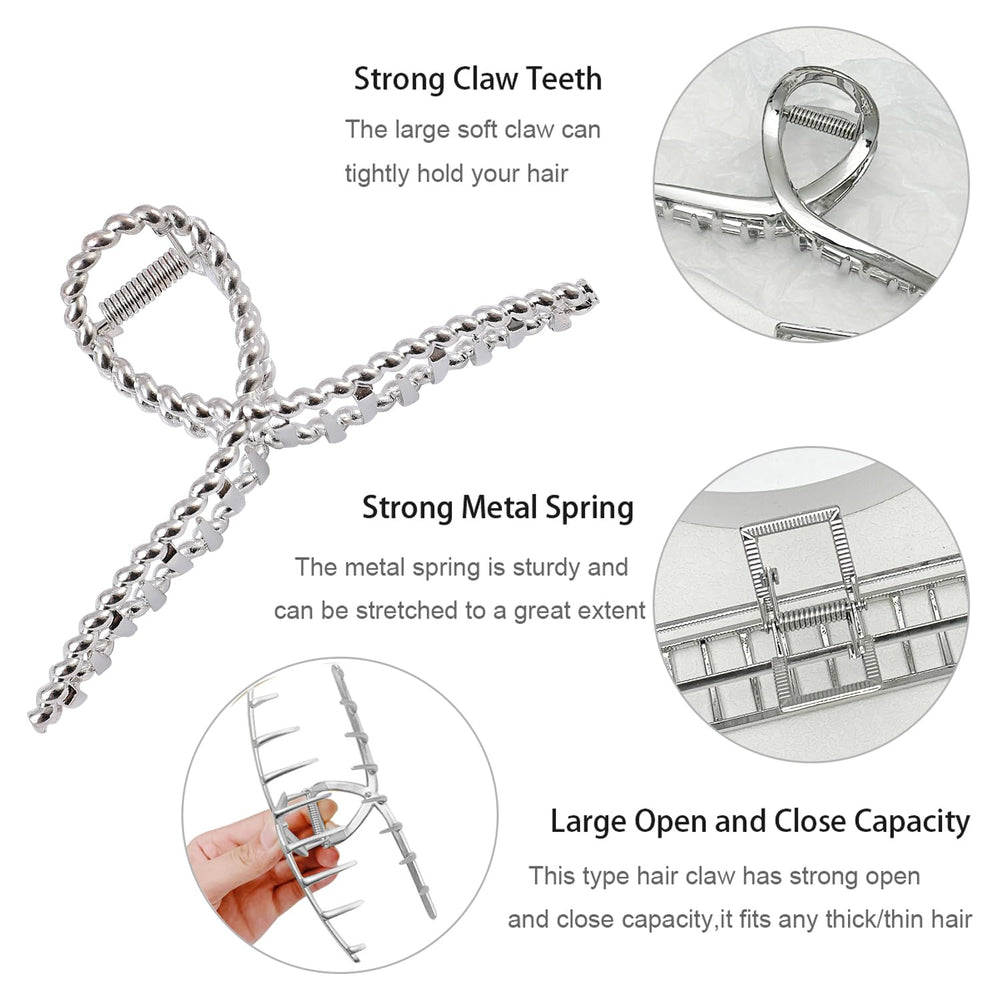 Parcce closeup-spring shows sturdy metal mechanism and non-slip grip.