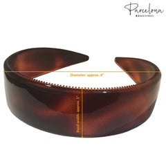 Parcelona French-made headband showcasing celluloid acetate craftsmanship