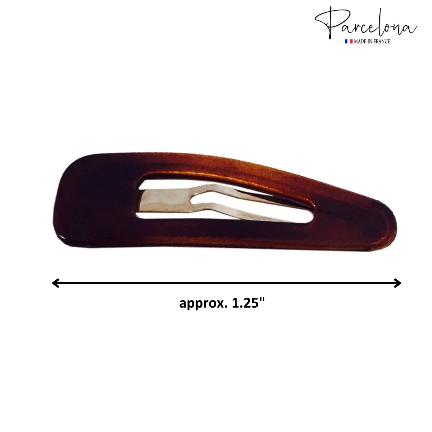 Parcelona tortoise-shell brown clip color may vary under lighting conditions.