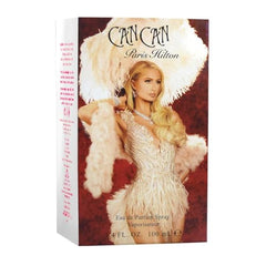 Paris Hilton Can Can EDP bottle cap close-up highlighting premium packaging
