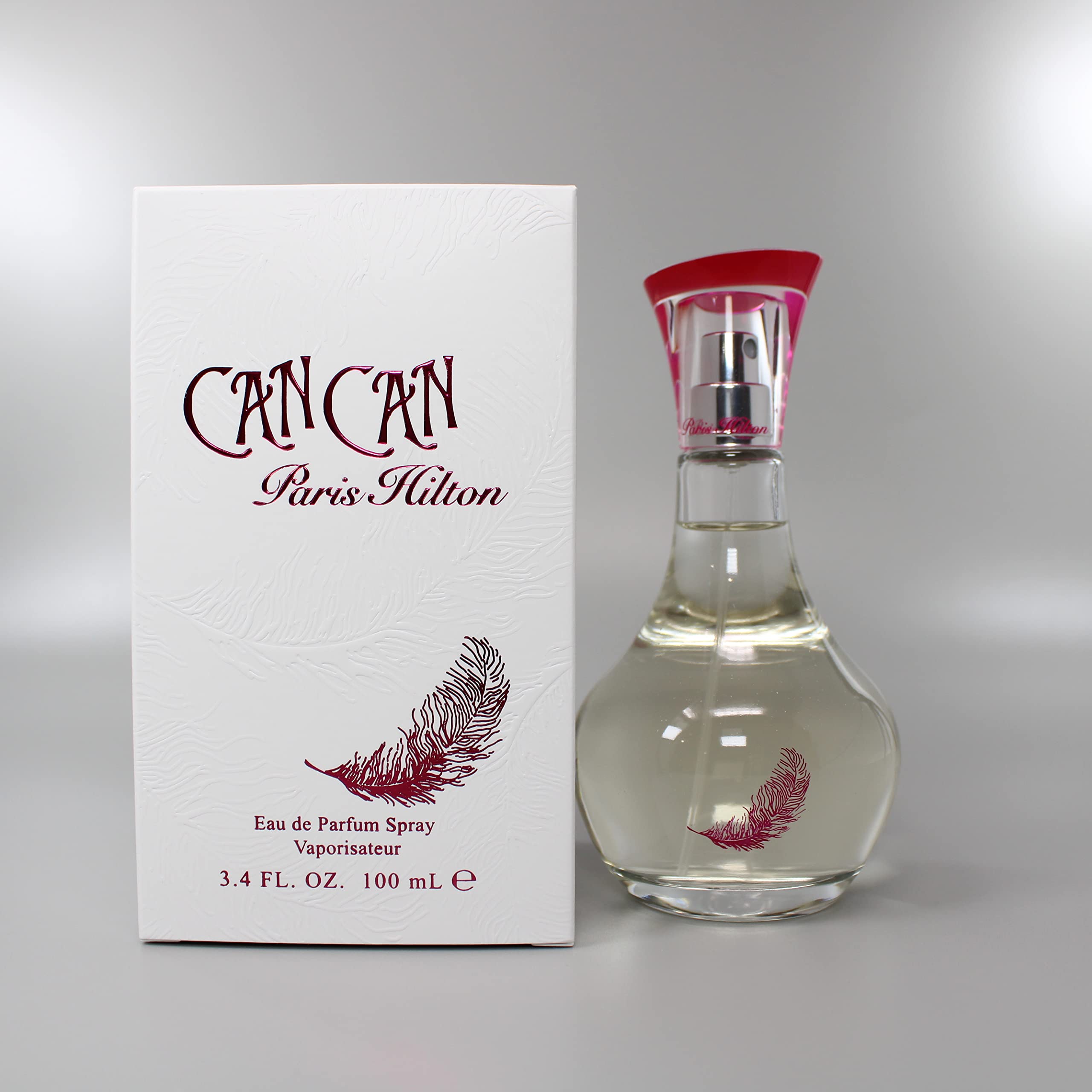 Paris Hilton Can Can EDP bottle front view for everyday elegance