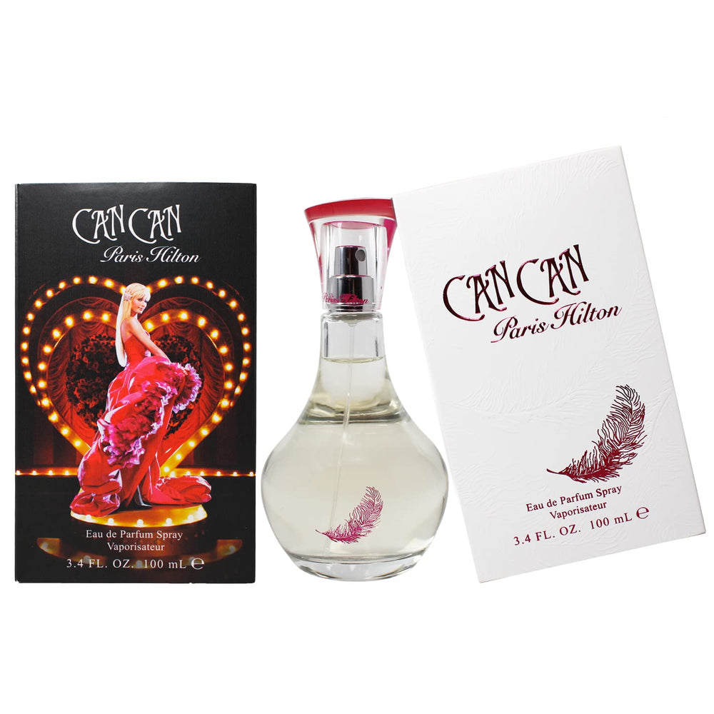 Paris Hilton Can Can EDP box variation reflects regional packaging differences