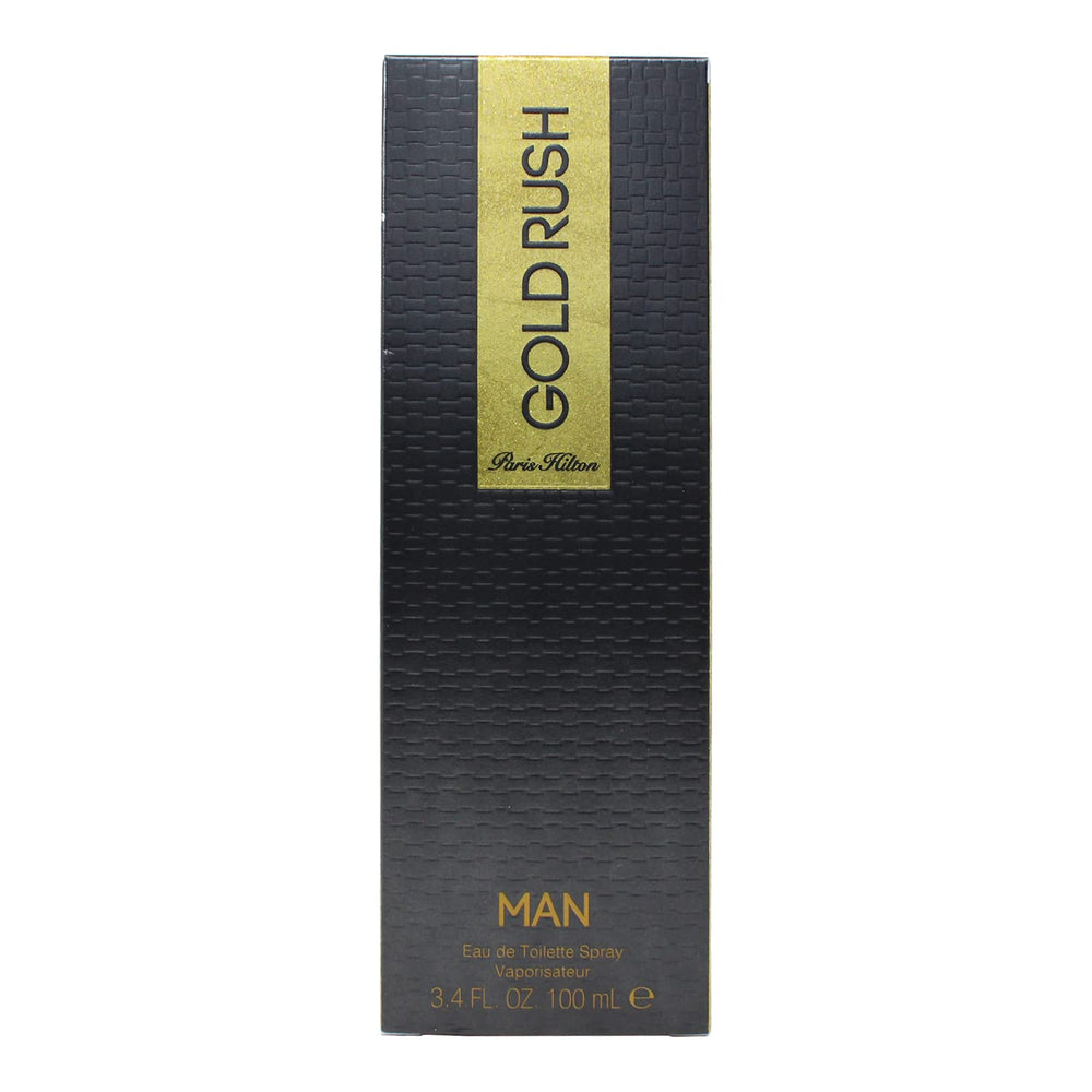 Paris Hilton Gold Rush Man bottle for everyday confidence and easy handling.