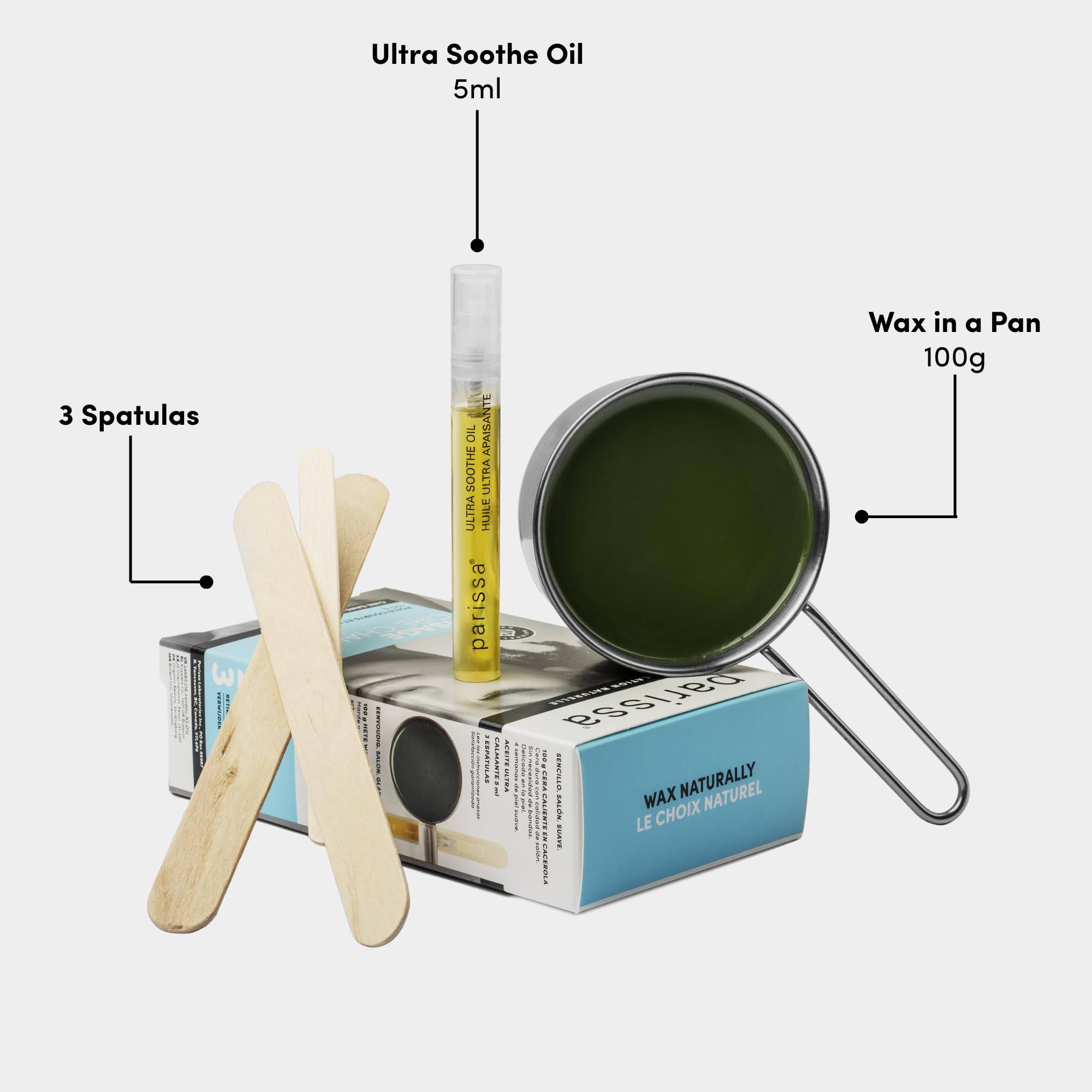 Parissa wax warmer mini pro setup for easy at-home waxing.