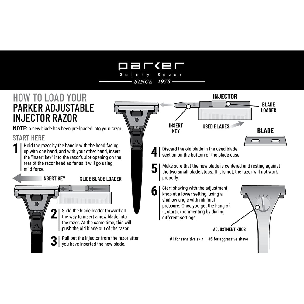 Parker injector blades 20-pack ensures easy replacements and consistent performance.