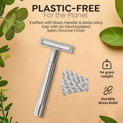 Parker SoloEdge included 100 Platinum blades ensure long-lasting grooming sessions.
