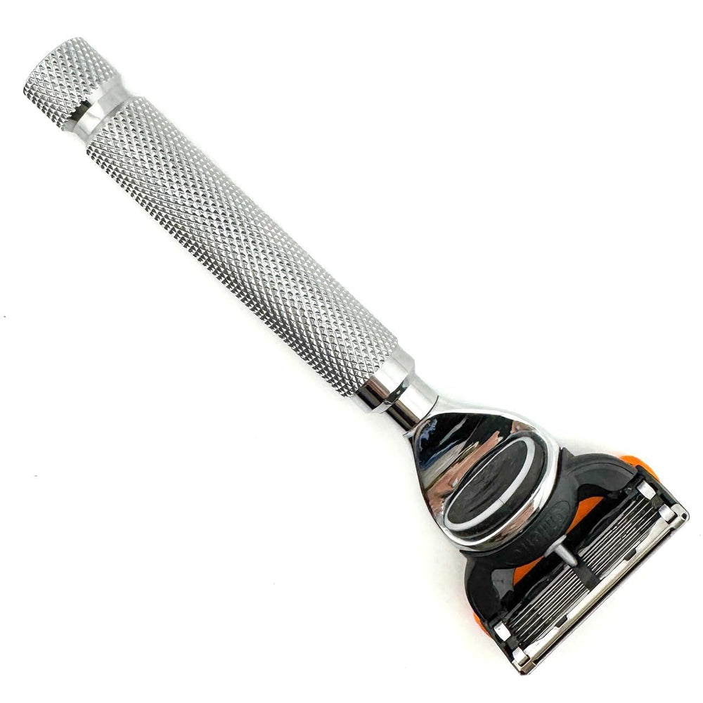 Parker Safety Razor fusion-blade-compatibility image highlighting blade versatility.