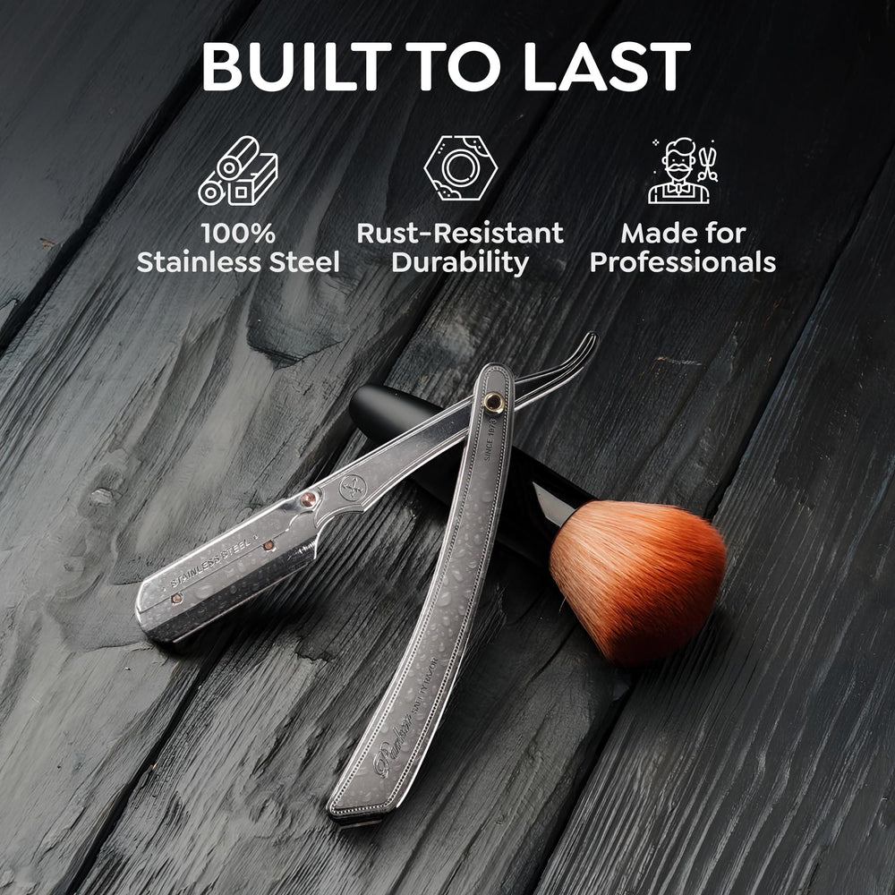 Parker SRX includes blades to start shaving right away with single-edge options.