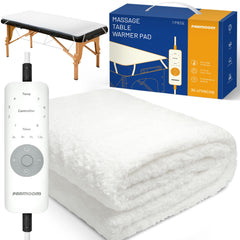 PARMOOM massage table warmer pad front view shows complete warmth for clients
