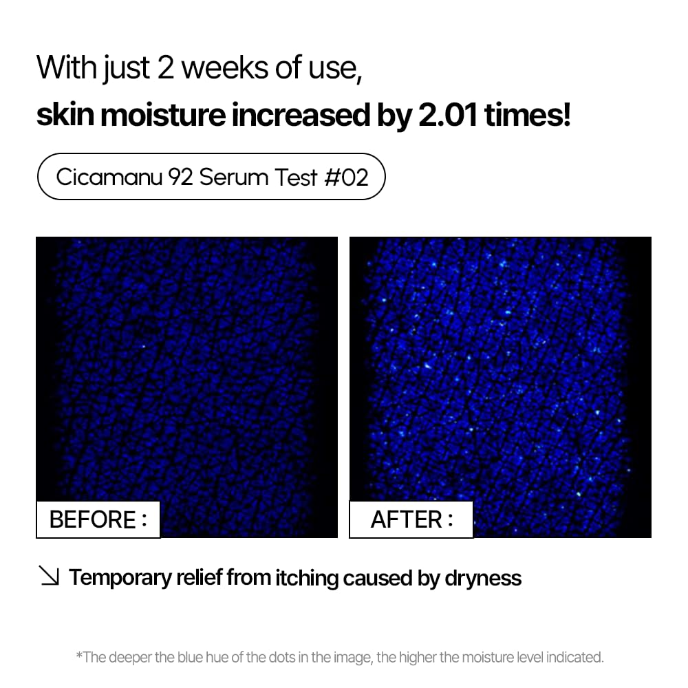 Parnell Cicamanu 92 Serum hydrate skin with a luminous glow.