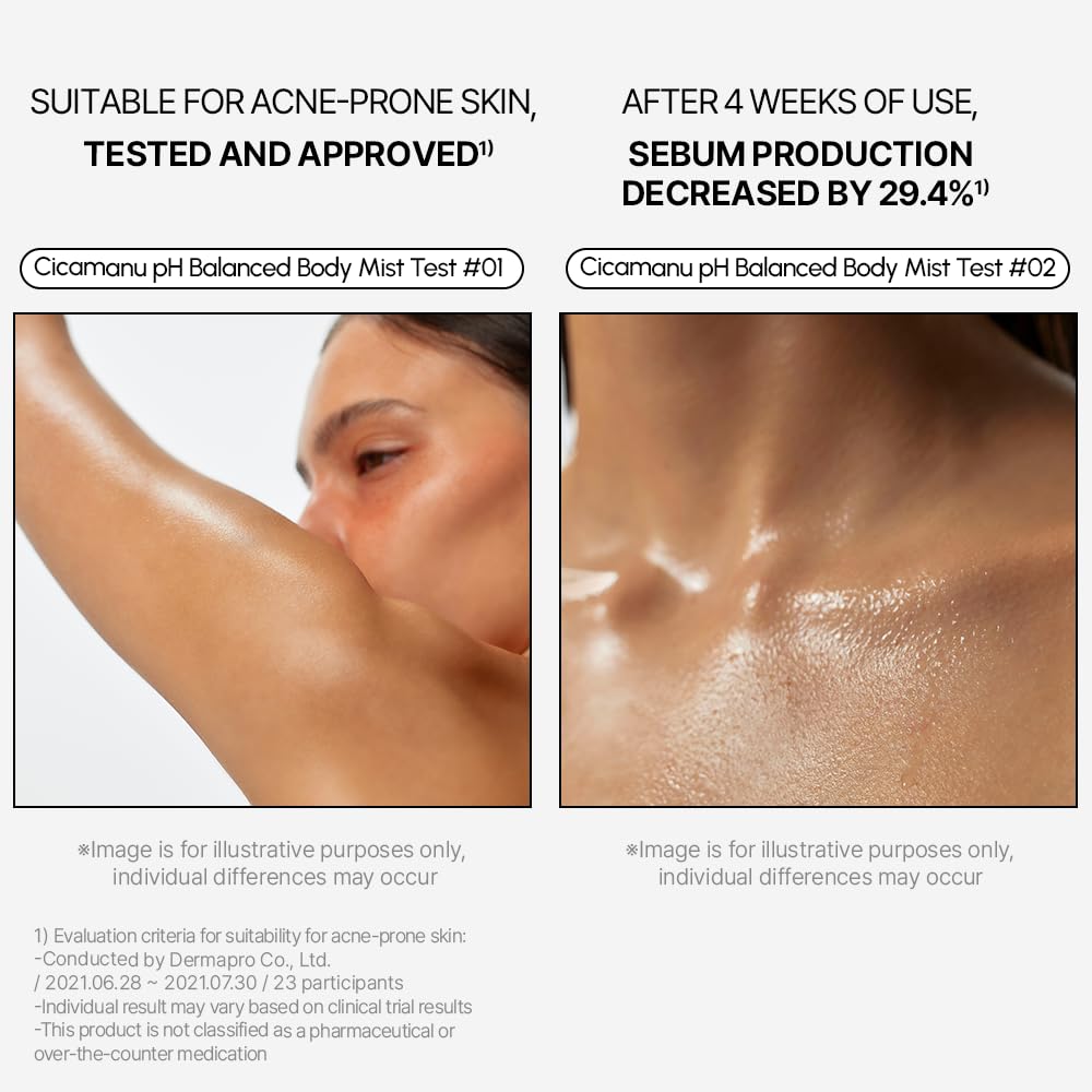 Parnell Cicamanu dual-layer mist demonstrating shake-to-activate hydration