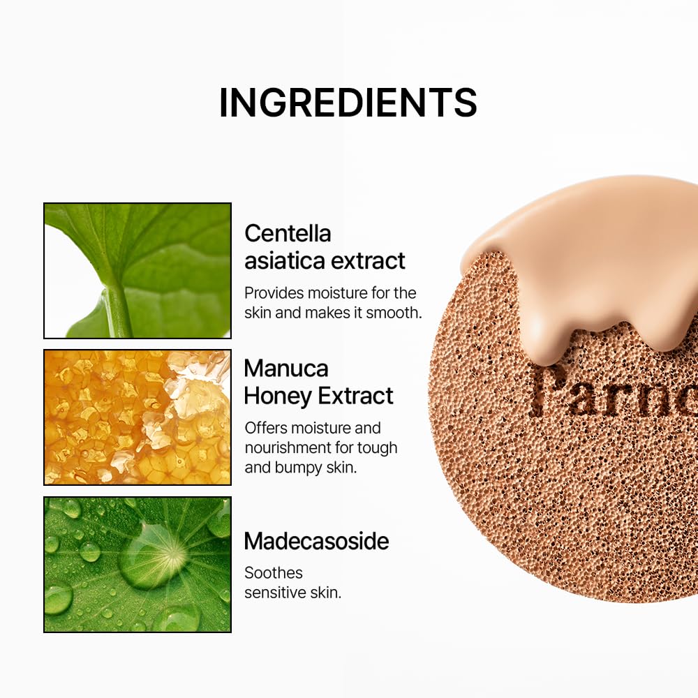 Parnell Cicamanu Serum Cushion Pearl Skin shade swatch complements fair tones.