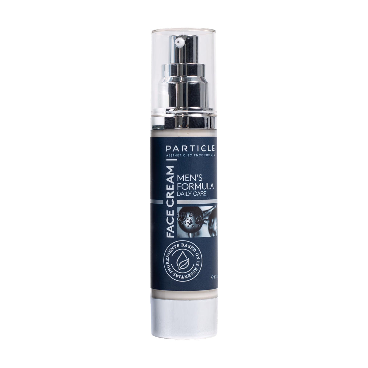 Particle 6-in-1 Face Cream bottle on a dresser for daily hydration.