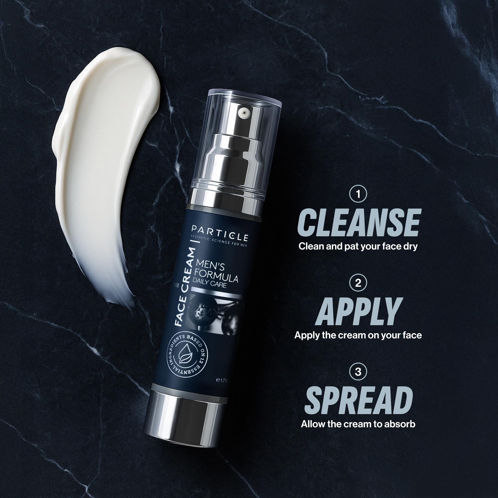 Particle 6-in-1 Face Cream sleek packaging for on-the-go skincare.