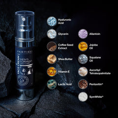 Particle 6-in-1 Face Cream travel bottle ideal for gym and trips.