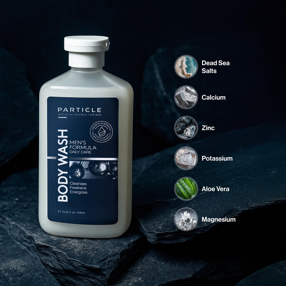 Particle Men's Body Wash suits all skin types during daily showers