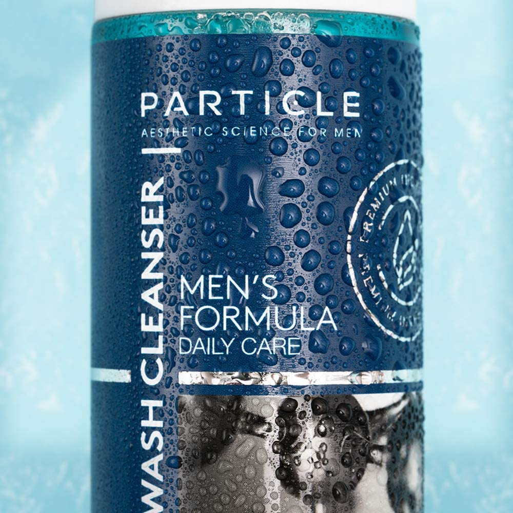 Particle Mens Face Wash anti-aging-benefits focus suggests smoother-looking skin possibilities