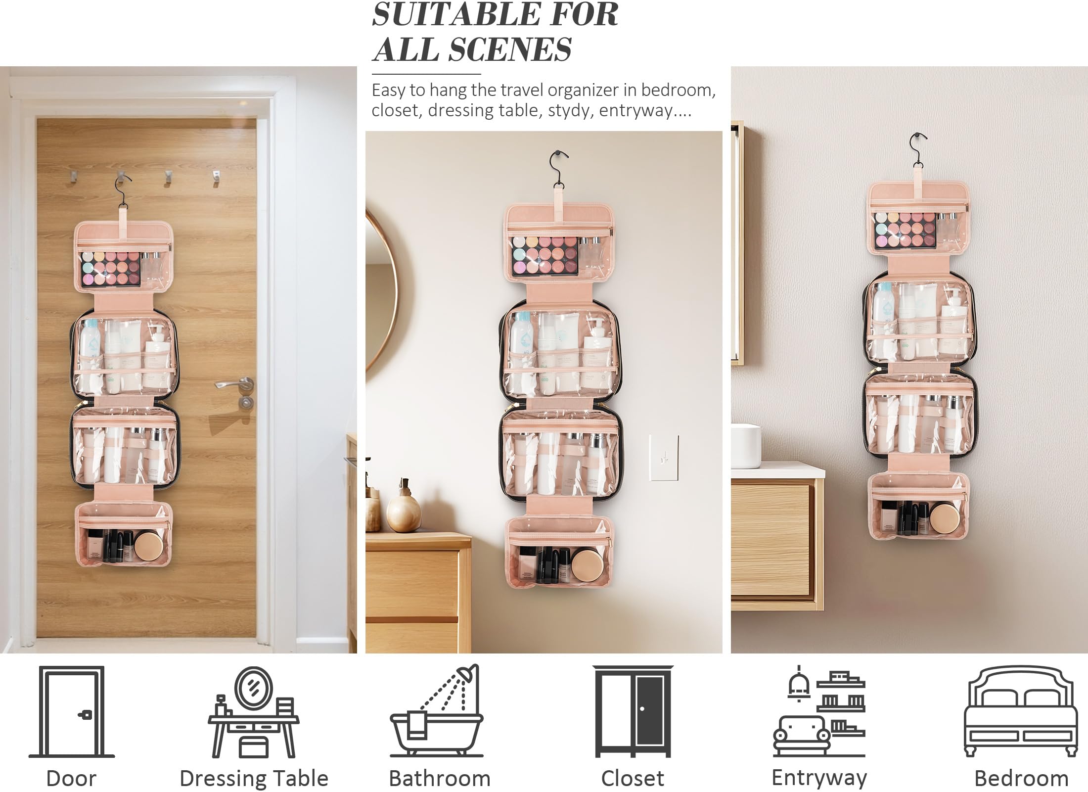 Partylamb waterproof pockets visible improve organization and quick access on the go.